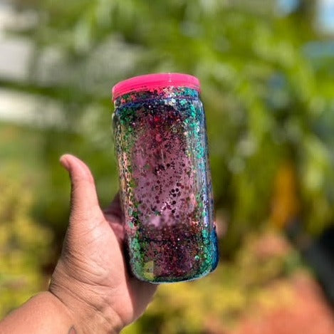 Prick Snowglobe Can - Pink Lid