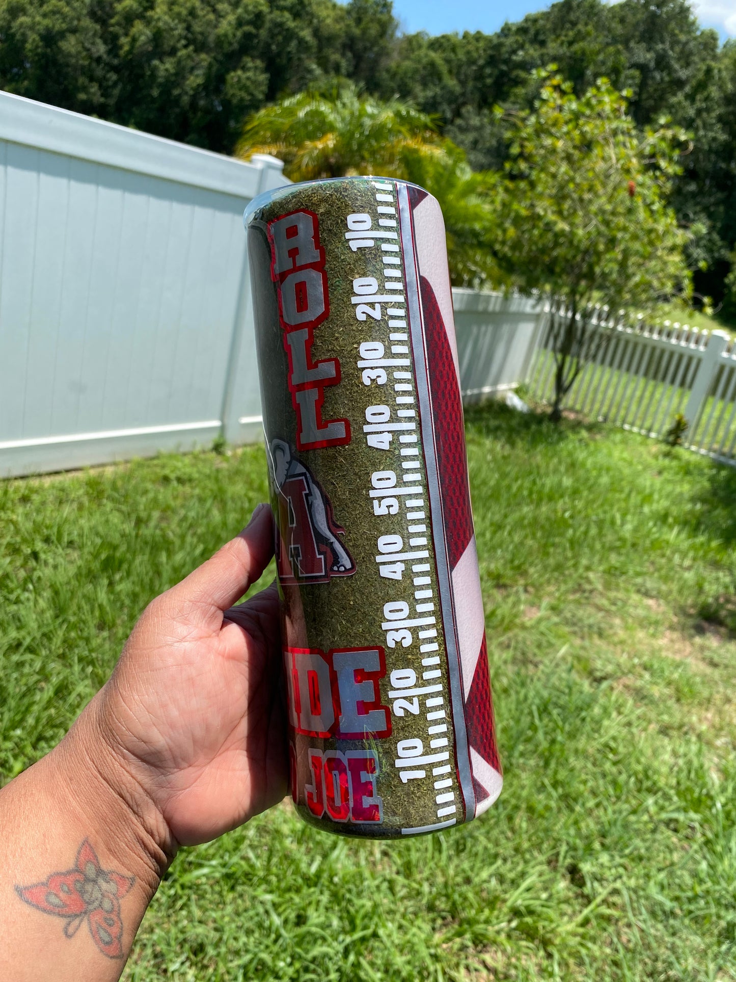 Football Field Tumbler