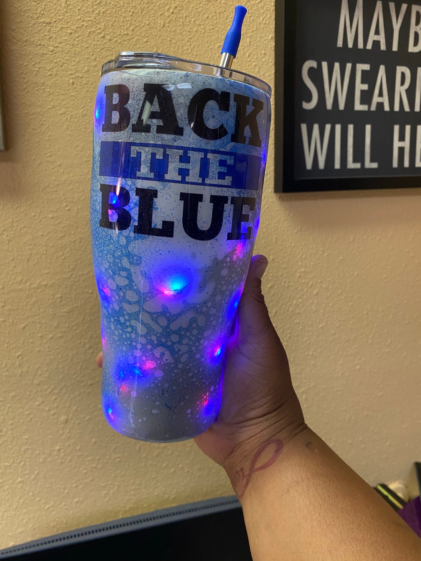 Customizable Light up Tumbler