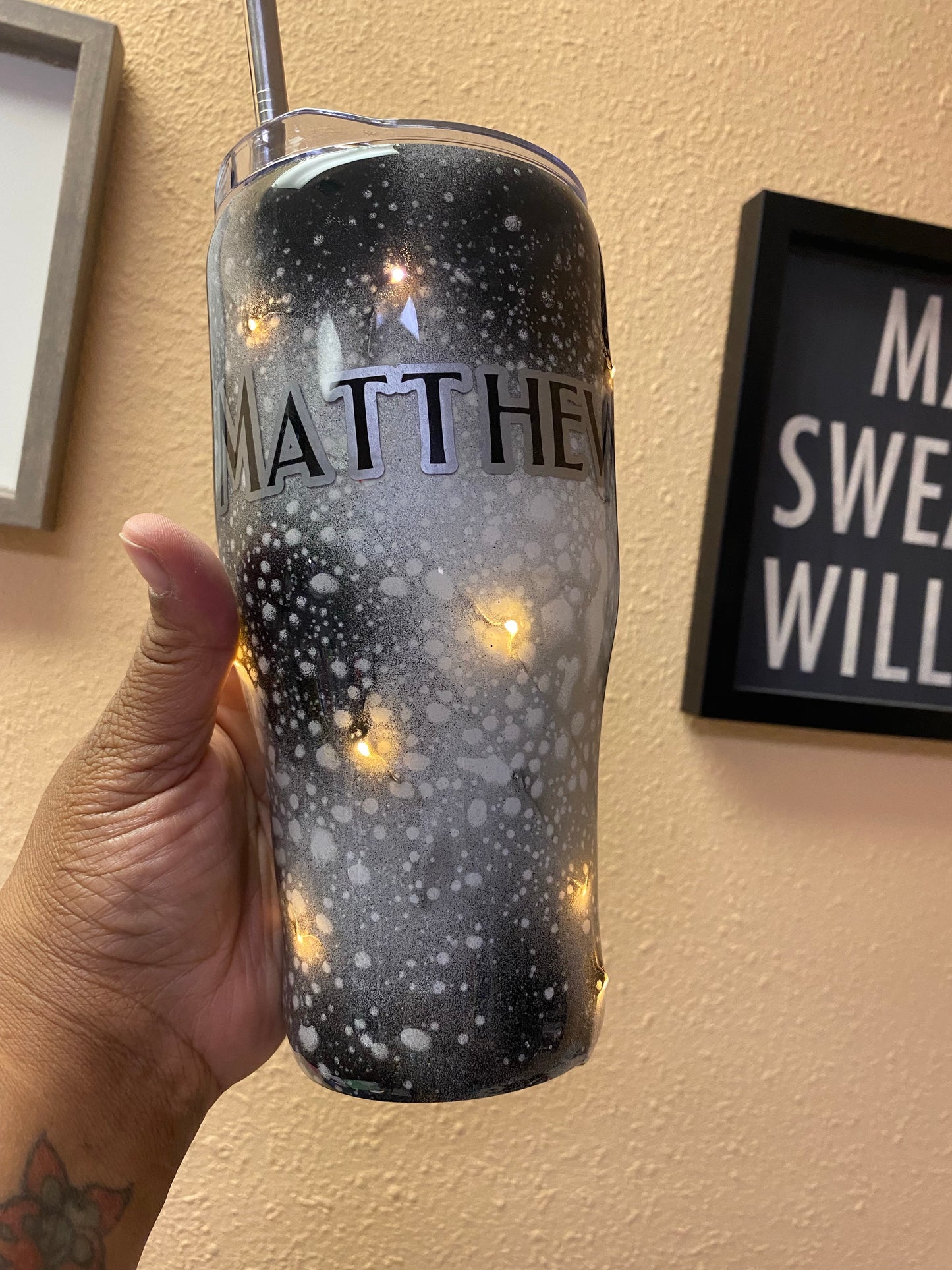 Customizable Light up Tumbler