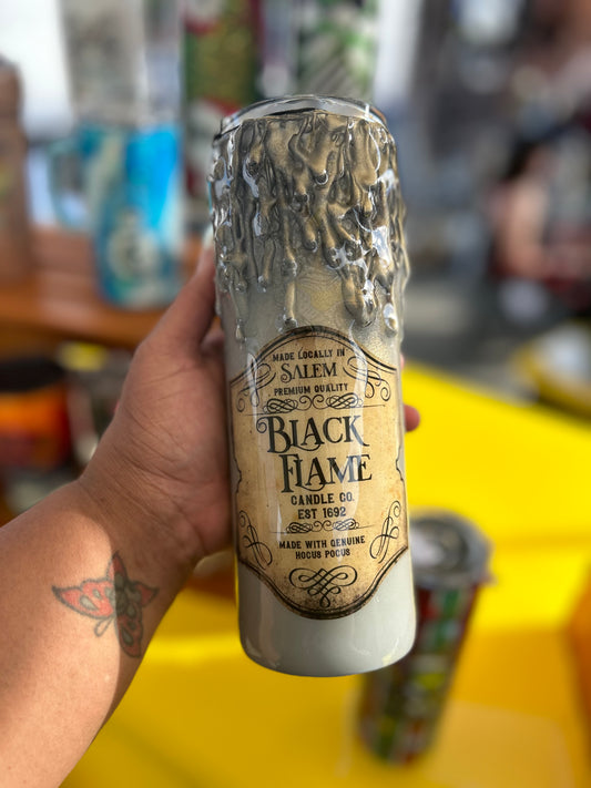 Black Flame Candle